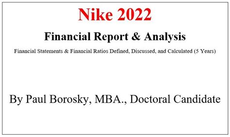 jaarrekening nike|nike financial statements.